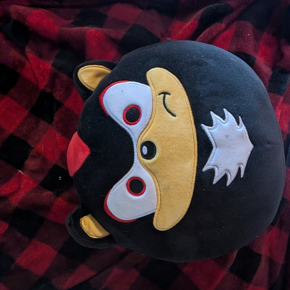 Black and Yellow Plush Toy